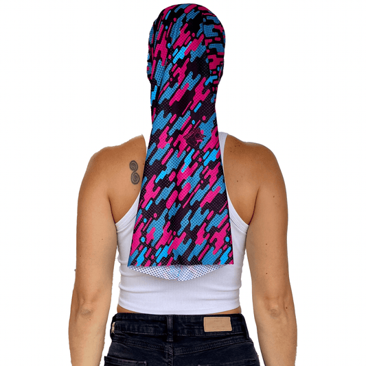 Peta Camudiagonal Fucsia Azul