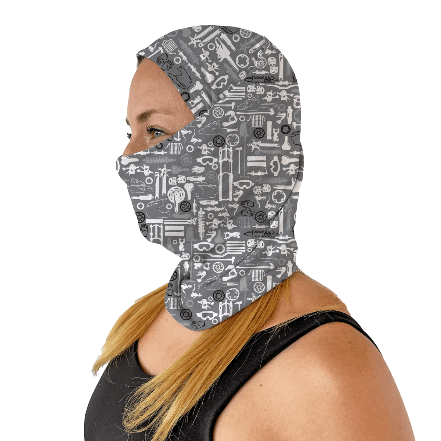 Microfibra Bici Partes Gris