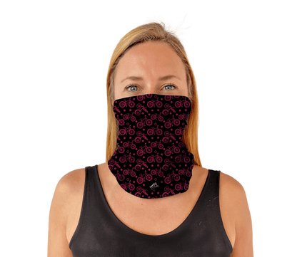 Microfibra Bici Puntos Fucsia