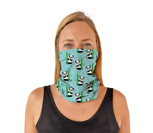 Microfibra Pandas Comiendo