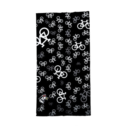 Microfibra Bici Negro Pescuezo Microfibra Pescuezo